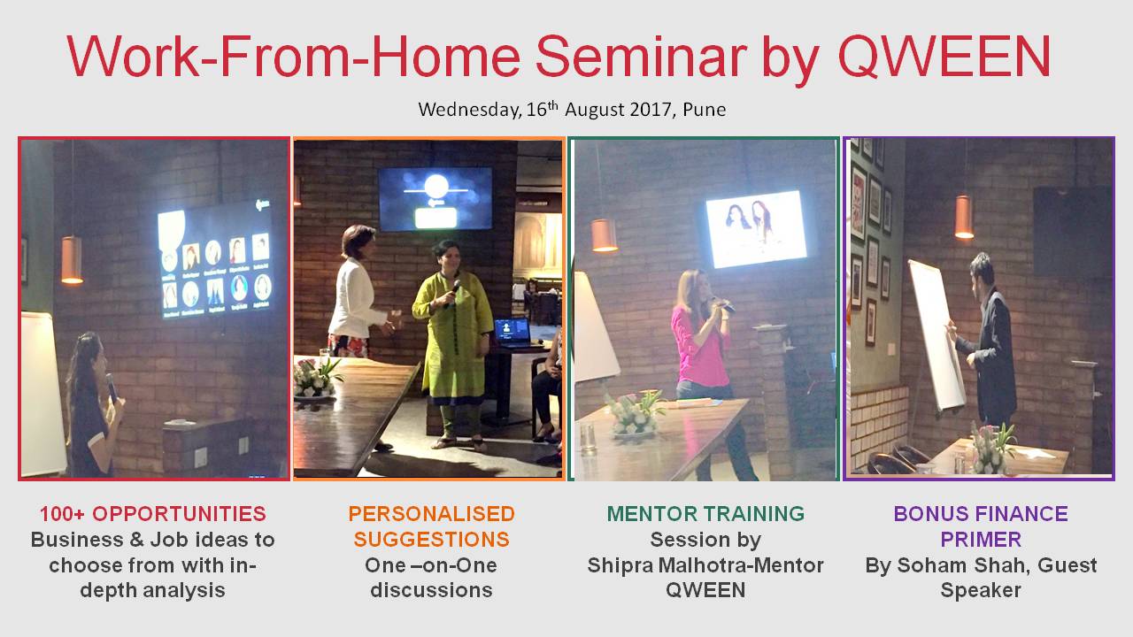 Event-Free Work from Home Seminar by QWEEN -August 2017, Pune-Image